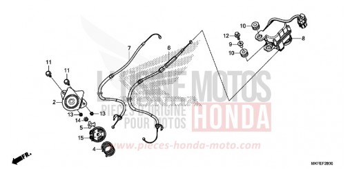 SERVO-MOTEUR CBR1000RAK de 2019